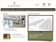 Tablet Screenshot of juniorhotel.net
